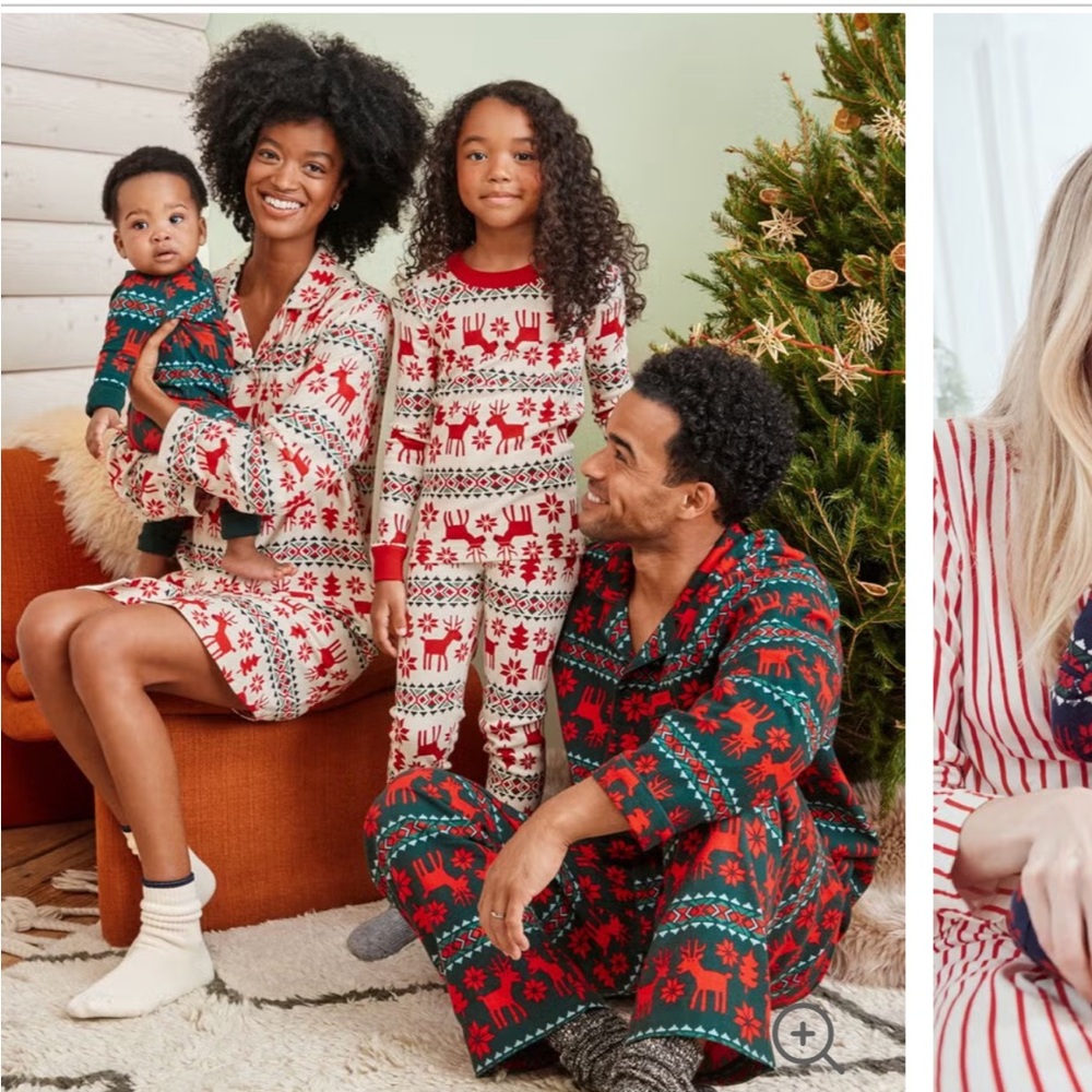 Hanna Andersson Dear Deer pj top and bottom